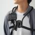ACEFAST E33 Neck Mount Phone Holder Clamp Type Wearable Phone Clip Bracket for POV Vlog Video - Black